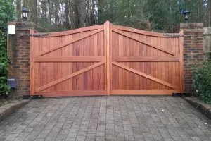 Bespoke wooden gates