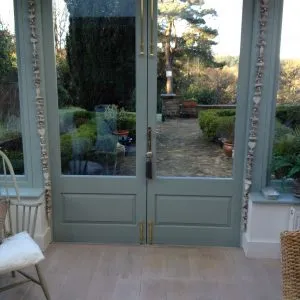 Bespoke orangerie wooden doors
