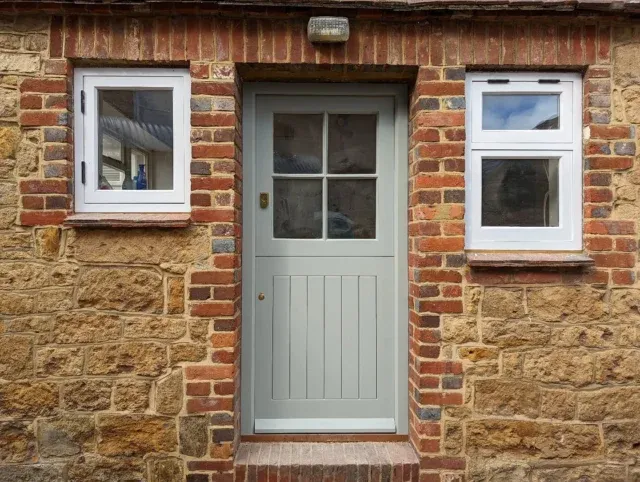 We've been working on a renovation project for some great customers. A beautiful property full of character in a great location. This is an example of some of the work - a lovely new stable door with cute little windows either side. Looking forward to seeing the completed project. 
.
.
.
#joineryworkshop #joinery #woodwork #wood #lathams #teknos #renovationproject #home #stabledoor #windows #timber #craftmanship #skills