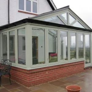 Bespoke wooden Conservatory by Milland Joinery