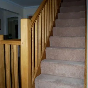 Bespoke wooden staircase by Milland Joinery