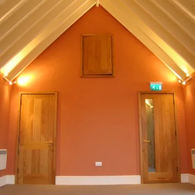 Bespoke internal wooden church doors