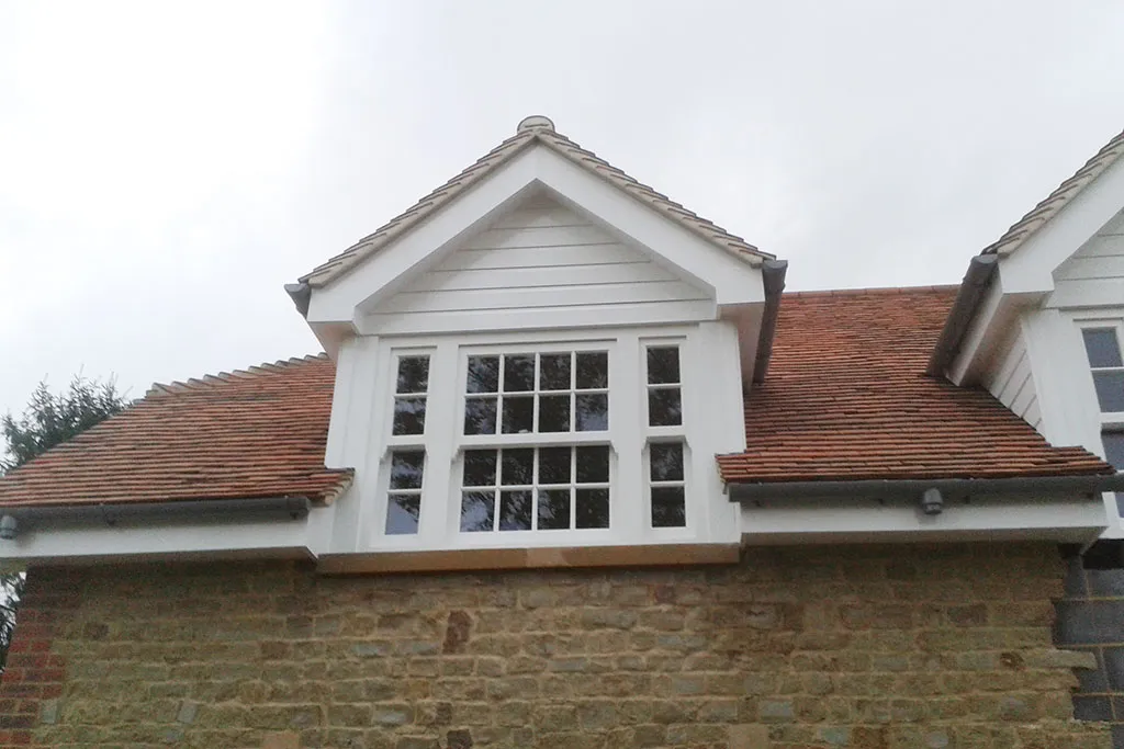 Wooden sash windows